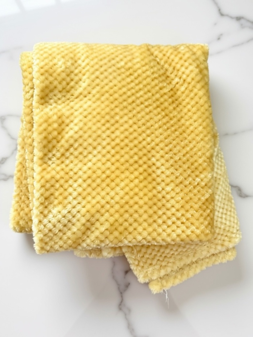 Yellow Throw Blanket - Picture 3 of 3